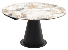 Стол TERAMO 135 GLOSS GRAND JADE SOLID CERAMIC, керамика, поворотн.механизм / Черный каркас, ®DISAUR в Урае - uray.ok-mebel.com | фото 15