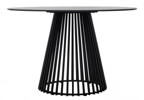Стол TERNI 120 MATT BLACK MARBLE SOLID CERAMIC Черный мрамор матовый, керамика /Черн.каркас, ®DISAUR в Урае - uray.ok-mebel.com | фото 7