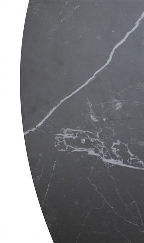 Стол TERNI 120 MATT BLACK MARBLE SOLID CERAMIC Черный мрамор матовый, керамика /Черн.каркас, ®DISAUR в Урае - uray.ok-mebel.com | фото 9