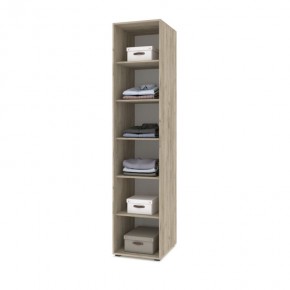СТОУН С13 Шкаф-пенал (венге/дуб млечный) в Урае - uray.ok-mebel.com | фото 3