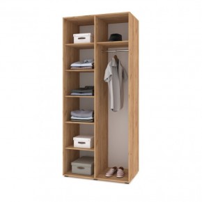 СТОУН С22 Шкаф 2-х створчатый (золотой дуб/графит) в Урае - uray.ok-mebel.com | фото 3