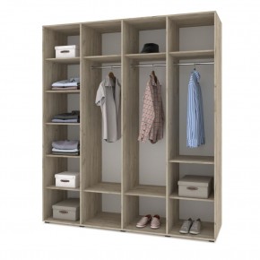 СТОУН С41 Шкаф 4-х створчатый (дуб золотой/графит) в Урае - uray.ok-mebel.com | фото 3