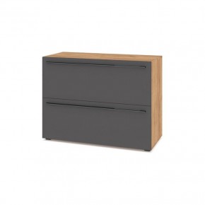 СТОУН С81 Комод (золотой дуб/графит) в Урае - uray.ok-mebel.com | фото