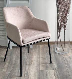 Стул АЛИСТЕР, цвет RAIN 2 какао велюр / черный каркас М-City в Урае - uray.ok-mebel.com | фото 3