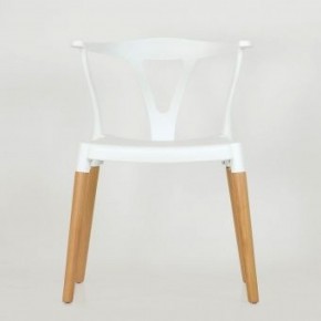 Стул Barneo N-218 Wishbone интерьерный кухонный белый в Урае - uray.ok-mebel.com | фото 3