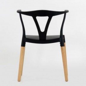 Стул Barneo N-218 Wishbone интерьерный кухонный черный в Урае - uray.ok-mebel.com | фото 2
