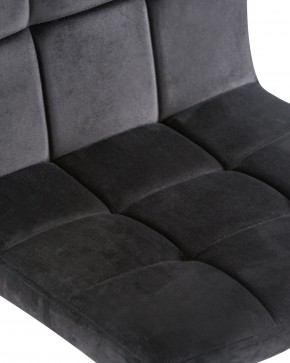 Стул барный DOBRIN DOMINIC, черный велюр (MJ9-101) в Урае - uray.ok-mebel.com | фото 7