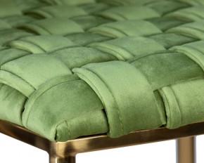 Стул барный DOBRIN EMMA GOLD, зеленый велюр (VF-08) в Урае - uray.ok-mebel.com | фото 8