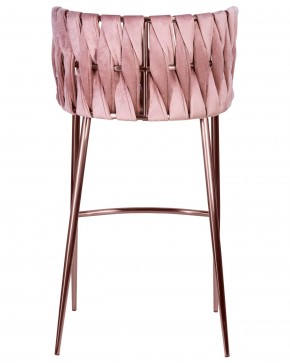 Стул барный DOBRIN EMMA ROSE GOLD, розовый велюр (VF-10) в Урае - uray.ok-mebel.com | фото 5