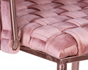 Стул барный DOBRIN EMMA ROSE GOLD, розовый велюр (VF-10) в Урае - uray.ok-mebel.com | фото 7