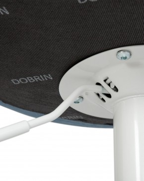 Стул барный DOBRIN TAILOR WHITE, пудрово-голубой велюр (MJ9-74) в Урае - uray.ok-mebel.com | фото 7