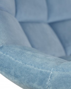 Стул барный DOBRIN TAILOR WHITE, пудрово-голубой велюр (MJ9-74) в Урае - uray.ok-mebel.com | фото 8