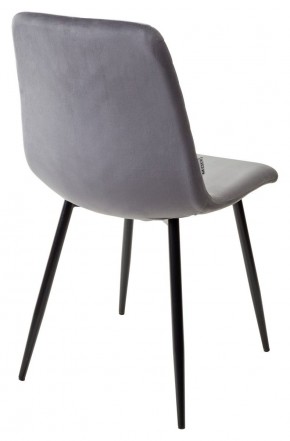 Стул DUKE BLUVEL-14 GREY, велюр / черный каркас М-City в Урае - uray.ok-mebel.com | фото 3