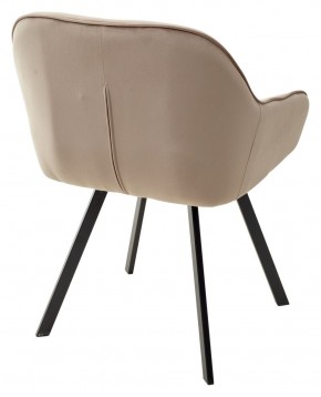 Стул GALE 360 град. поворот. BLUVEL-40 BEIGE, велюр/ черный каркас, М-City в Урае - uray.ok-mebel.com | фото 4