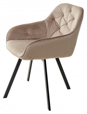 Стул GALE 360 град. поворот. BLUVEL-40 BEIGE, велюр/ черный каркас, М-City в Урае - uray.ok-mebel.com | фото 5