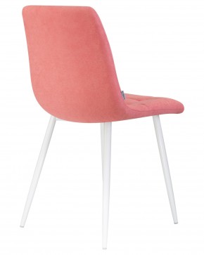 Стул обеденный DOBRIN ALEX, белые ножки, розовая ткань (UF860-05B) в Урае - uray.ok-mebel.com | фото 4
