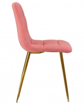 Стул обеденный DOBRIN ALEX, золотые ножки, розовая ткань (UF860-05B) в Урае - uray.ok-mebel.com | фото 3