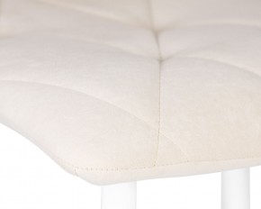Стул обеденный DOBRIN CHILLY ROMBO, Бежевый Simple 44, основание белое в Урае - uray.ok-mebel.com | фото 7