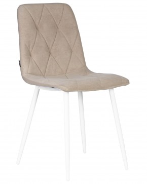 Стул обеденный DOBRIN CHILLY ROMBO, Капучино Simple 05, основание белый в Урае - uray.ok-mebel.com | фото
