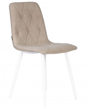 Стул обеденный DOBRIN CHILLY ROMBO, Капучино Simple 05, основание белый в Урае - uray.ok-mebel.com | фото 2