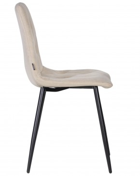 Стул обеденный DOBRIN CHILLY ROMBO, Капучино Simple 05, основание черное в Урае - uray.ok-mebel.com | фото 3