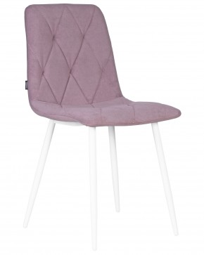Стул обеденный DOBRIN CHILLY ROMBO, Лавандовый Simple 48, основание белый в Урае - uray.ok-mebel.com | фото
