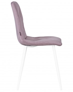 Стул обеденный DOBRIN CHILLY ROMBO, Лавандовый Simple 48, основание белый в Урае - uray.ok-mebel.com | фото 3