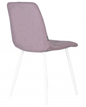 Стул обеденный DOBRIN CHILLY ROMBO, Лавандовый Simple 48, основание белый в Урае - uray.ok-mebel.com | фото 4