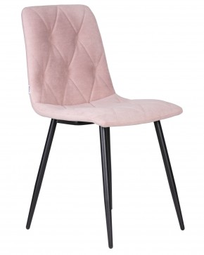 Стул обеденный DOBRIN CHILLY ROMBO, Розовый Simple 03, основание черное в Урае - uray.ok-mebel.com | фото 2