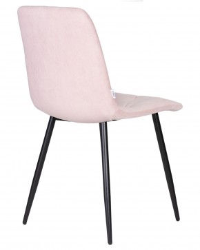 Стул обеденный DOBRIN CHILLY ROMBO, Розовый Simple 03, основание черное в Урае - uray.ok-mebel.com | фото 4