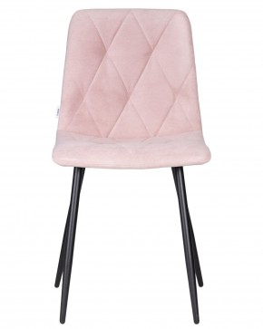 Стул обеденный DOBRIN CHILLY ROMBO, Розовый Simple 03, основание черное в Урае - uray.ok-mebel.com | фото 6