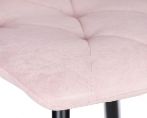Стул обеденный DOBRIN CHILLY ROMBO, Розовый Simple 03, основание черное в Урае - uray.ok-mebel.com | фото 7