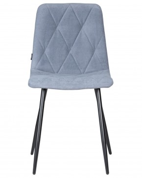 Стул обеденный DOBRIN CHILLY ROMBO, Серо-голубой Simple 26, основание черное в Урае - uray.ok-mebel.com | фото 6