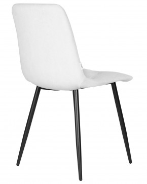 Стул обеденный DOBRIN CHILLY ROMBO, Светло-серый Simple 29, основание черный в Урае - uray.ok-mebel.com | фото 4