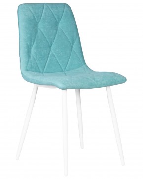 Стул обеденный DOBRIN CHILLY ROMBO, Тиффани Simple 51, основание белый в Урае - uray.ok-mebel.com | фото