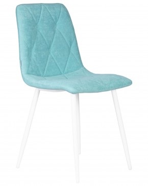 Стул обеденный DOBRIN CHILLY ROMBO, Тиффани Simple 51, основание белый в Урае - uray.ok-mebel.com | фото 2