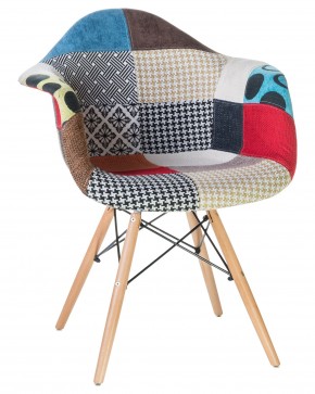 Стул обеденный DOBRIN DAW PATCHWORK, цвет сиденья мозаика в Урае - uray.ok-mebel.com | фото