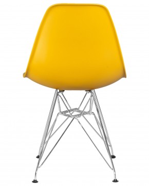 Стул обеденный DOBRIN DSR, ножки хром, цвет горчичный (Y-03) в Урае - uray.ok-mebel.com | фото 5