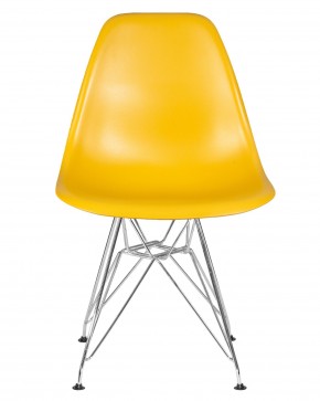 Стул обеденный DOBRIN DSR, ножки хром, цвет горчичный (Y-03) в Урае - uray.ok-mebel.com | фото 6