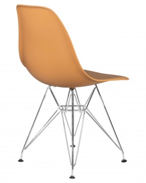 Стул обеденный DOBRIN DSR, ножки хром, цвет персиковый (NX-Y-06) в Урае - uray.ok-mebel.com | фото 4