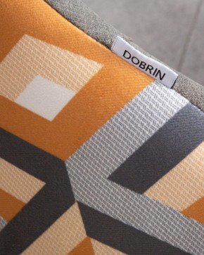 Стул обеденный DOBRIN MARKUS, ЭМАЛЬ ЧЕРНЫЙ МУАР ткань Candy Graphite+Escada Ochre в Урае - uray.ok-mebel.com | фото 10