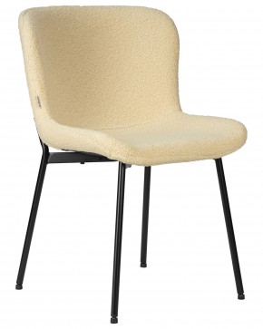 Стул обеденный DOBRIN MILO, черные ножки, кремовый букле (UF992-02) в Урае - uray.ok-mebel.com | фото