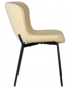 Стул обеденный DOBRIN MILO, черные ножки, кремовый букле (UF992-02) в Урае - uray.ok-mebel.com | фото 3