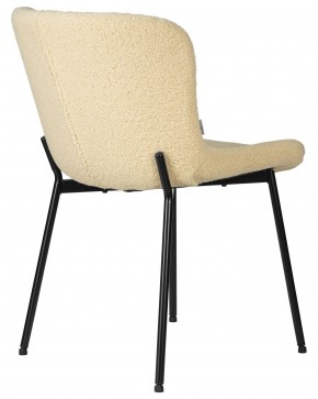 Стул обеденный DOBRIN MILO, черные ножки, кремовый букле (UF992-02) в Урае - uray.ok-mebel.com | фото 4