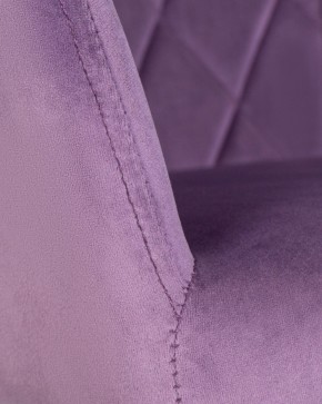 Стул обеденный DOBRIN ROBERT, черные матовые ножки, велюр V108-45 Темно-фиолетовый в Урае - uray.ok-mebel.com | фото 7