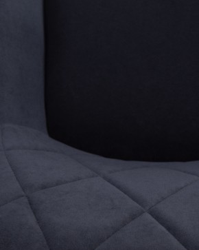 Стул обеденный DOBRIN ROBY, ЭМАЛЬ ЧЕРНЫЙ МУАР велюр Catania Dark Blue в Урае - uray.ok-mebel.com | фото 11