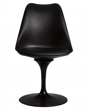 Стул обеденный DOBRIN TULIP, черное основание, цвет черный (B-03) в Урае - uray.ok-mebel.com | фото 6