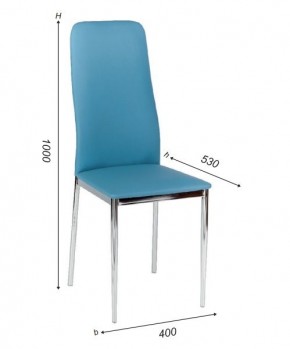 Стул Вест А1.15-03 (Стандарт) хром/кожзам (4 шт.) в Урае - uray.ok-mebel.com | фото 3