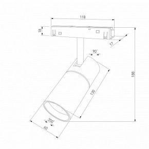 Светильник на штанге Elektrostandard Slim Magnetic a069471 в Урае - uray.ok-mebel.com | фото 4