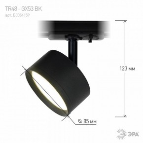 Светильник на штанге Эра  TR48 - GX53 BK в Урае - uray.ok-mebel.com | фото 7